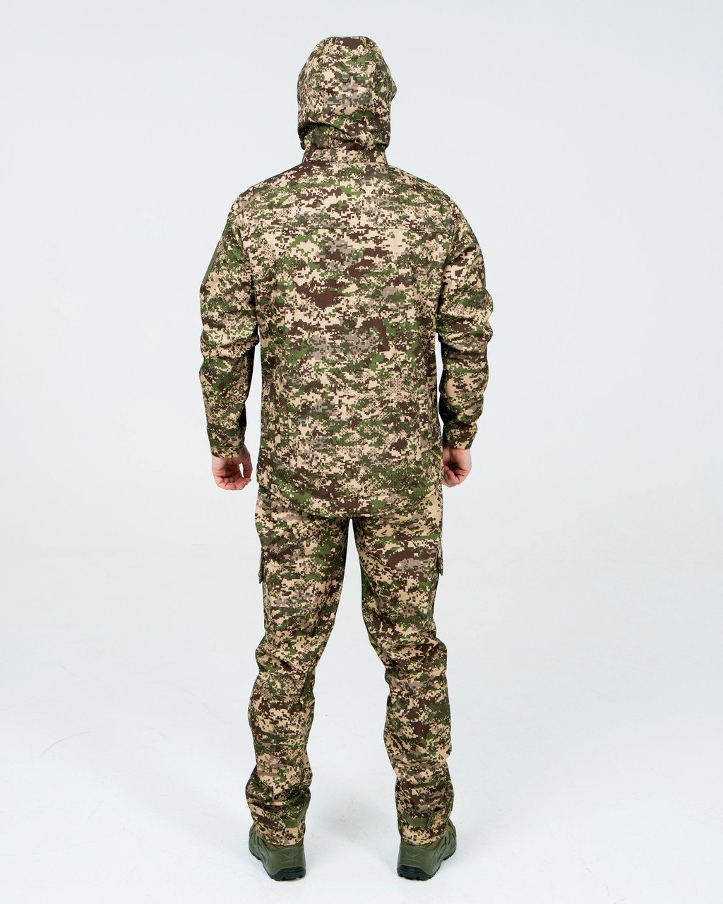 Костюм тактичний Гірка Хижак, комплект куртка з капюшоном і штани, тканина ріп-стоп водовідштовхувальна 56 фото